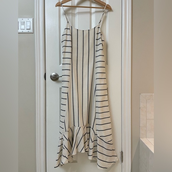 NWOT Ellison Spaghetti Strap Ruffled Swing Dress - Picture 2 of 11